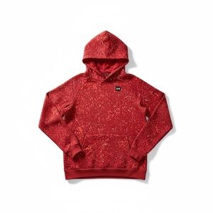 Under Armour Youth Speckled Red Hoodie